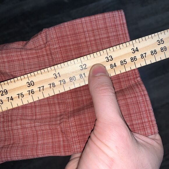 Pronto Uomo BLUE Men’s Button Down Shirt Size XXL Red Plaid - Picture 6 of 6